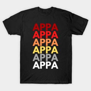 Appa Dad in Korean T-Shirt